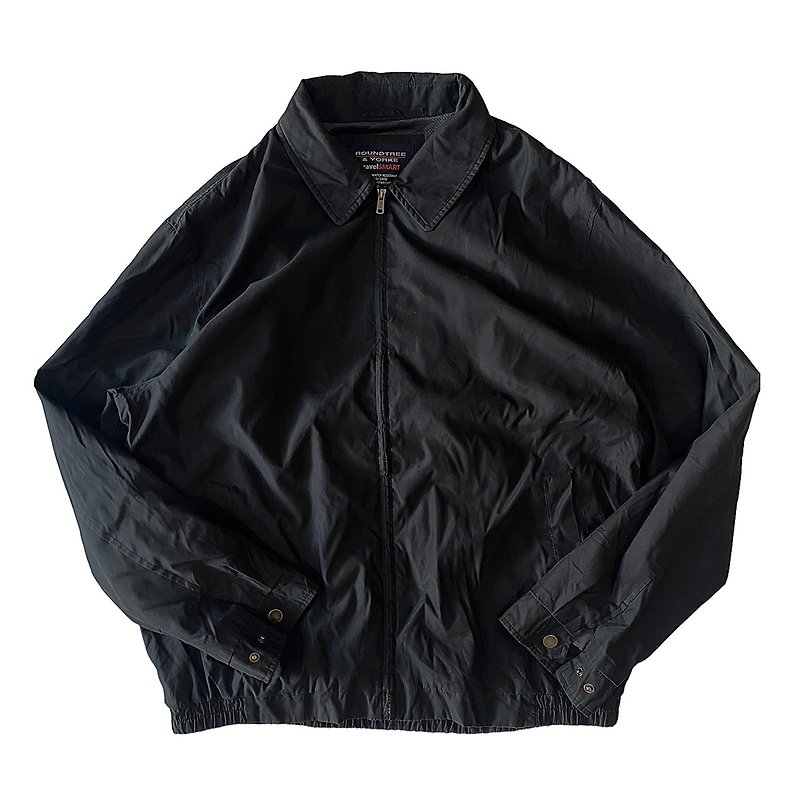 -Liangguangshi Vintage - Black Warm Jacket - เสื้อโค้ทผู้ชาย - วัสดุอื่นๆ สีดำ
