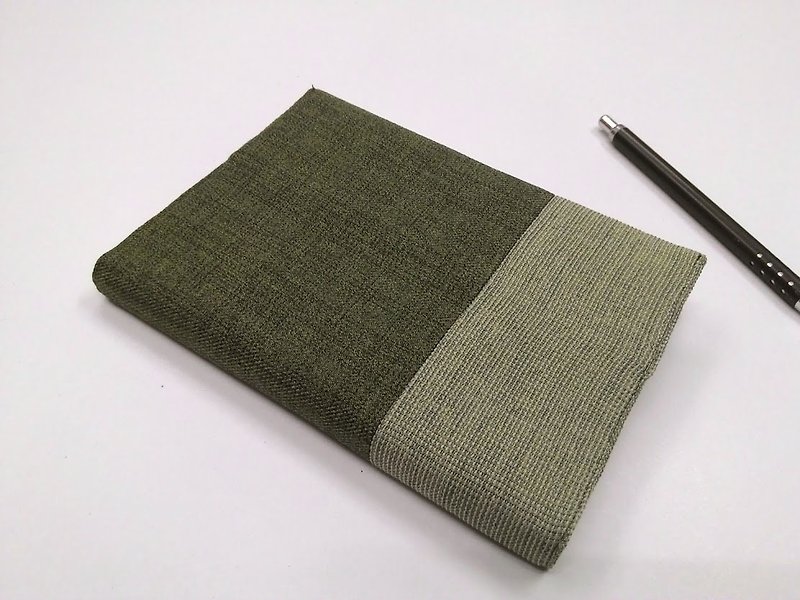 Exquisite A6 cloth book clothing ~ dark green (unique goods) B04-049 - Notebooks & Journals - Other Materials 