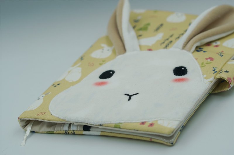 Bucute Fat Rabbit Semi-Dimensional Cloth Book Cover/Mother's Handbook/Book Cover/Children's Handbook Book Cover/ - Book Covers - Polyester Multicolor