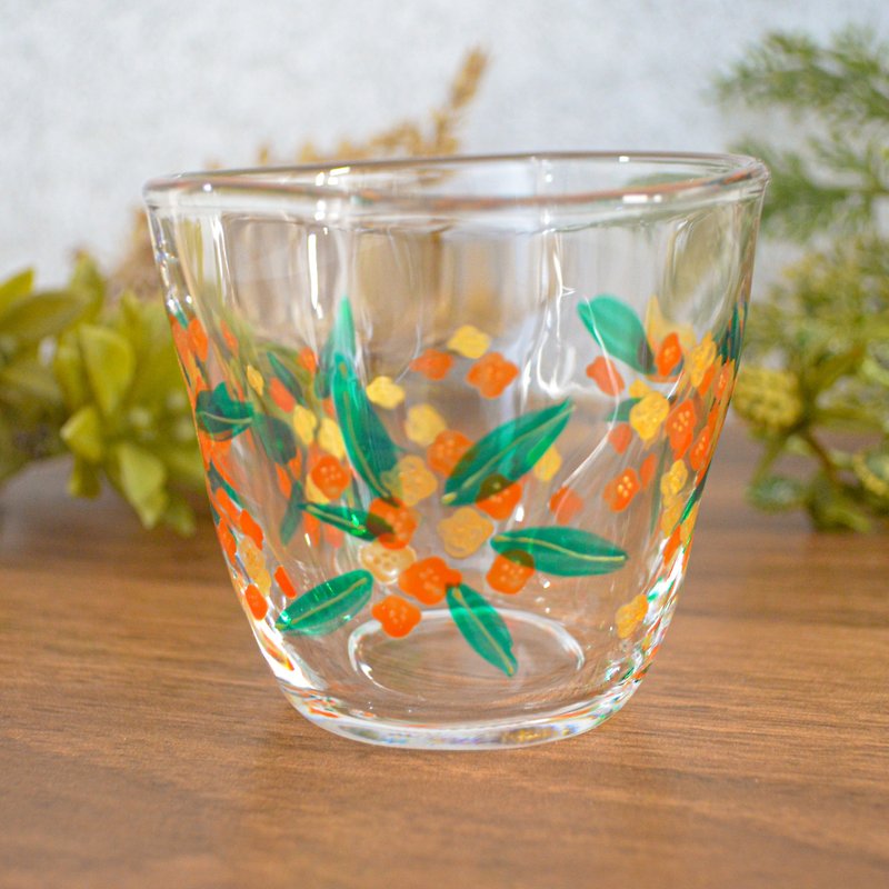 Glass フリーカップ　金木犀 - グラス・コップ - ガラス 透明