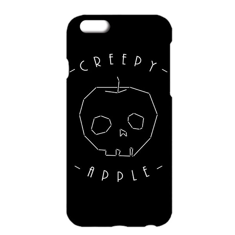 [IPhone case] Creepy apple / black - เคส/ซองมือถือ - พลาสติก สีดำ