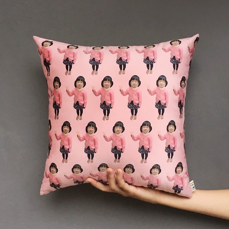 FunPrint customize Charactor Pattern Pillow - Custom Pillows & Accessories - Other Materials Pink