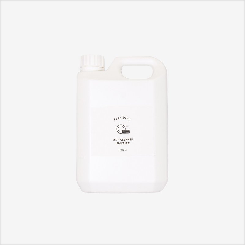 PatoPato Dish Cleaning Fluid Refill Bottle | 2000ml - Dish Detergent - Other Materials White