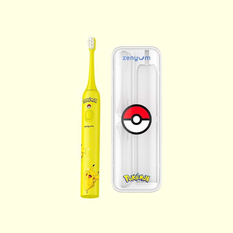 ZenyumSonic Go Sonic Vibrating Toothbrush [Pokémon Limited Edition] - Travel Set - Toothbrushes & Oral Care - Waterproof Material Multicolor