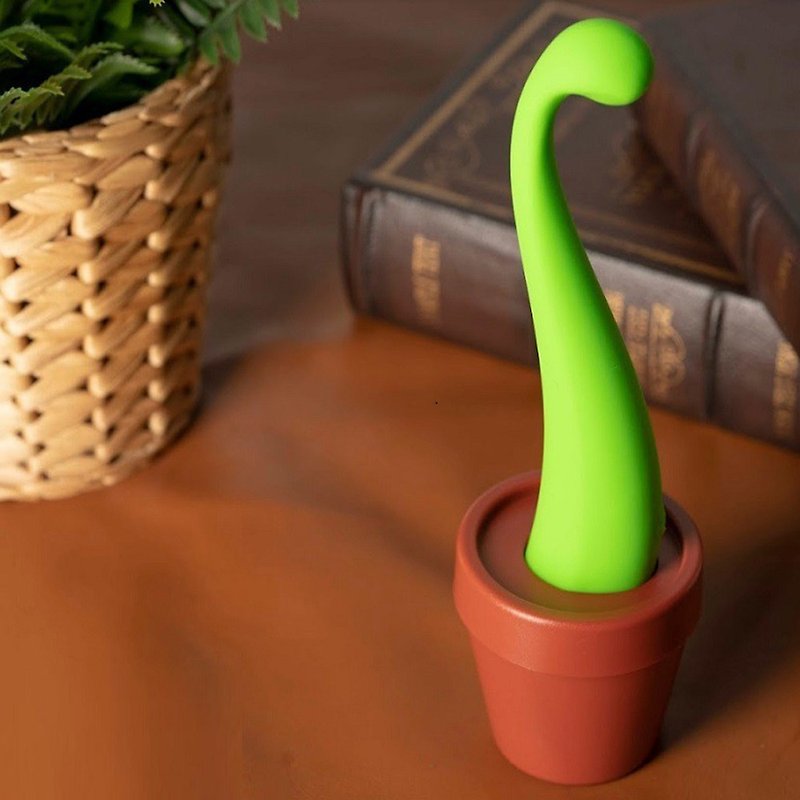 【PLAY & JOY】Little Magic Beans G-spot style massage stick potted plant shape - สินค้าผู้ใหญ่ - วัสดุอื่นๆ 