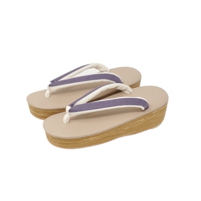 Zori sandals Hemp thong pale pink - Other - Faux Leather Blue