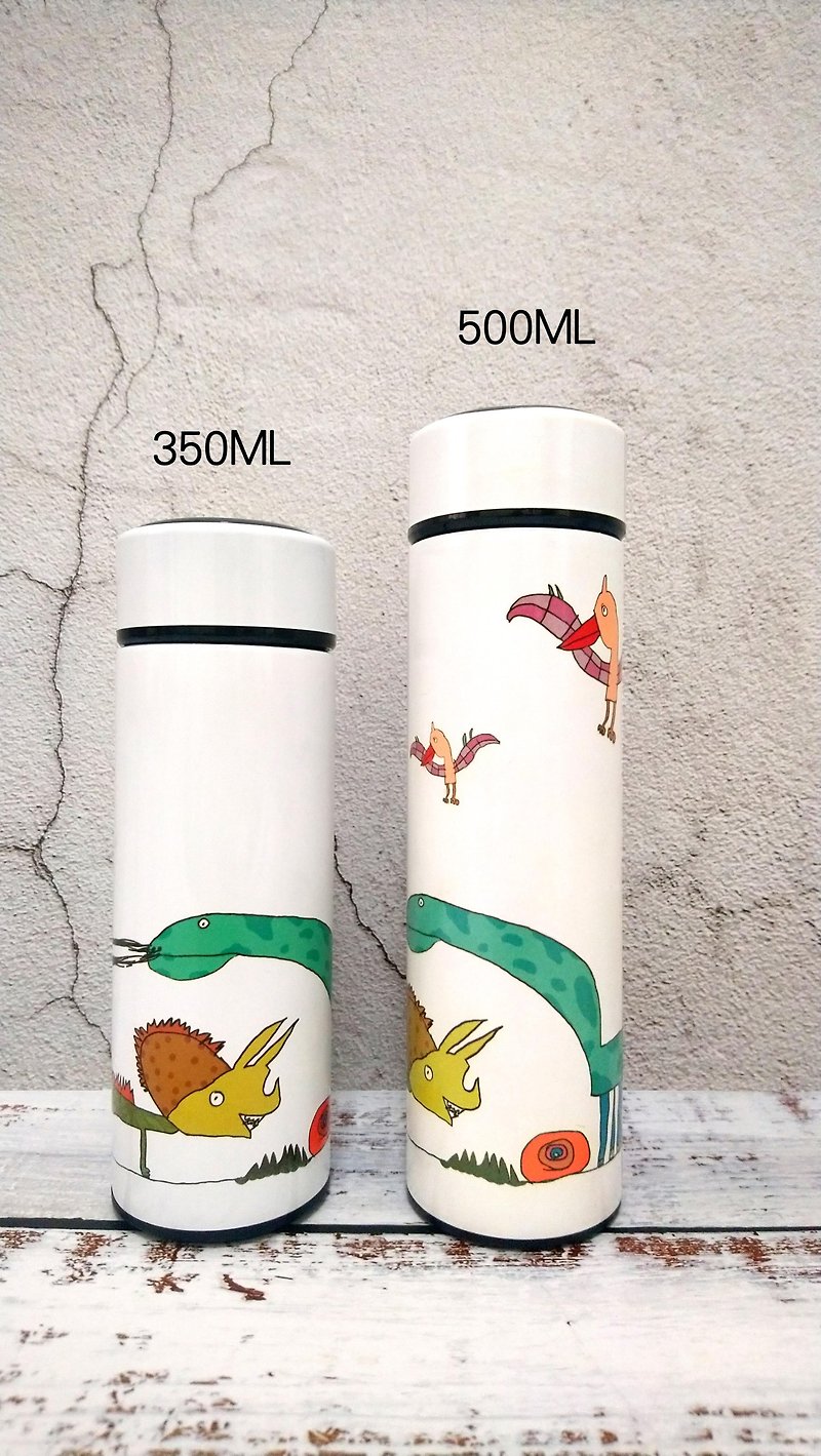 [Customized Gifts] (Customized Products) Graffiti 304 Stainless Steel Vacuum Vacuum Bottle 350ML, 500ML - กระบอกน้ำร้อน - สแตนเลส หลากหลายสี
