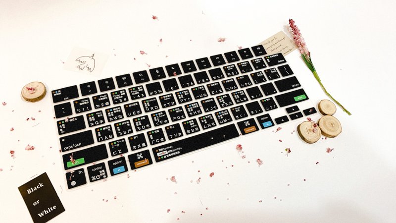 現貨 MAC快捷鍵鍵盤膜 繁體中文 macbook air pro 快捷 - 電腦配件 - 矽膠 