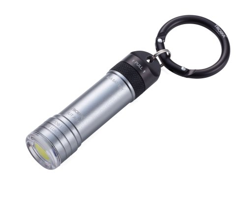 TROIKA 【母親節禮物】鋁合金隨身COB-LED小手電筒 附登山扣