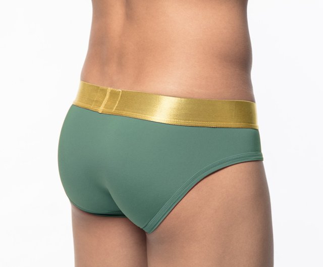 Gold Digger Briefs【Green】│AttentionWear, Mens Underwear, Swimwear, Trunks,  Jock - Shop attentionwear Men's Underwear - Pinkoi