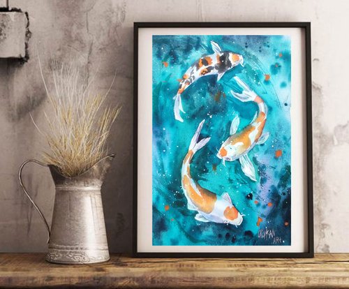 錦鯉 水彩画 41N+wyWr4qL.jpg_BO30,255,255,