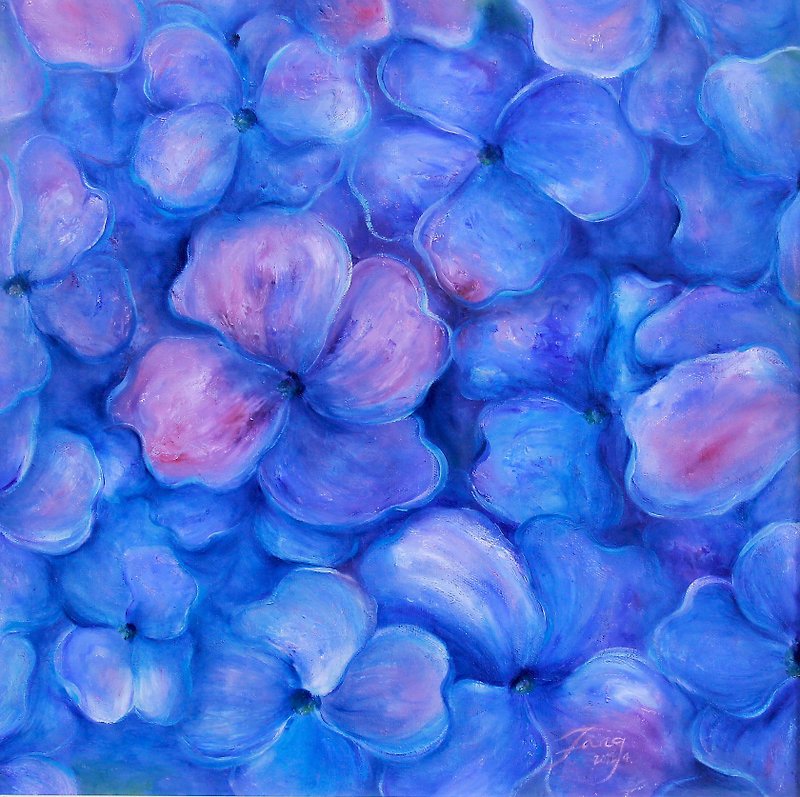 [Huang Yongfang] Thoughts on Hydrangea - Posters - Pigment 