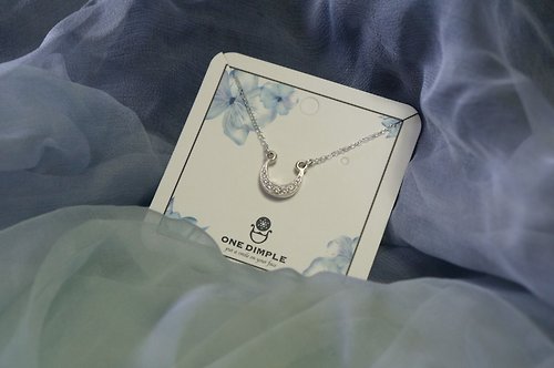 One Dimple 單窩 : 純銀 k金珠寶設計與訂製 馬蹄鐵項鍊 925銀