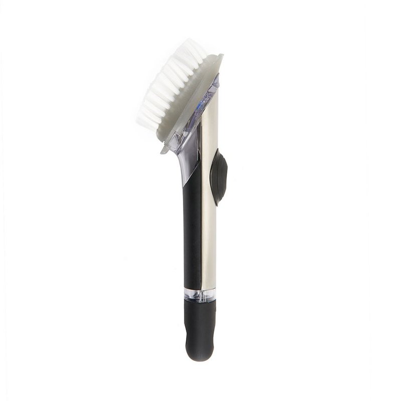 【New】OXO Stainless Steel Press Cleaning Brush - Cookware - Other Materials 