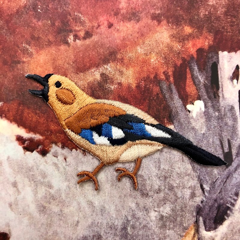 Novigo 台湾動物アイロン刺繍/ジェイ - ピンバッジ・ピンズ - 刺しゅう糸 