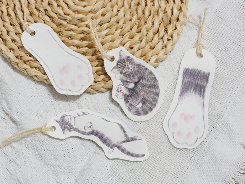 * NEKO Bookmark 貓書籤 * - 書籤 - 紙 白色