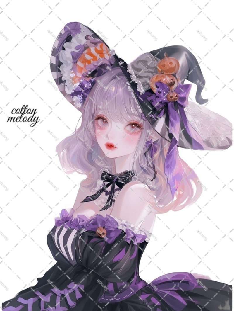 original sticker no.7026 人物ステッカー オリジナルステッカー 人物ステッカー 女の子ステッカー オリジナル人物ステッカー - 貼紙 - 紙 