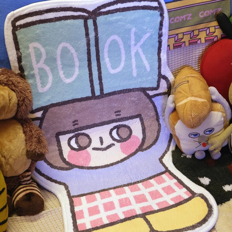 Book girl BOOK home printed carpet - พรมปูพื้น - ไฟเบอร์อื่นๆ 