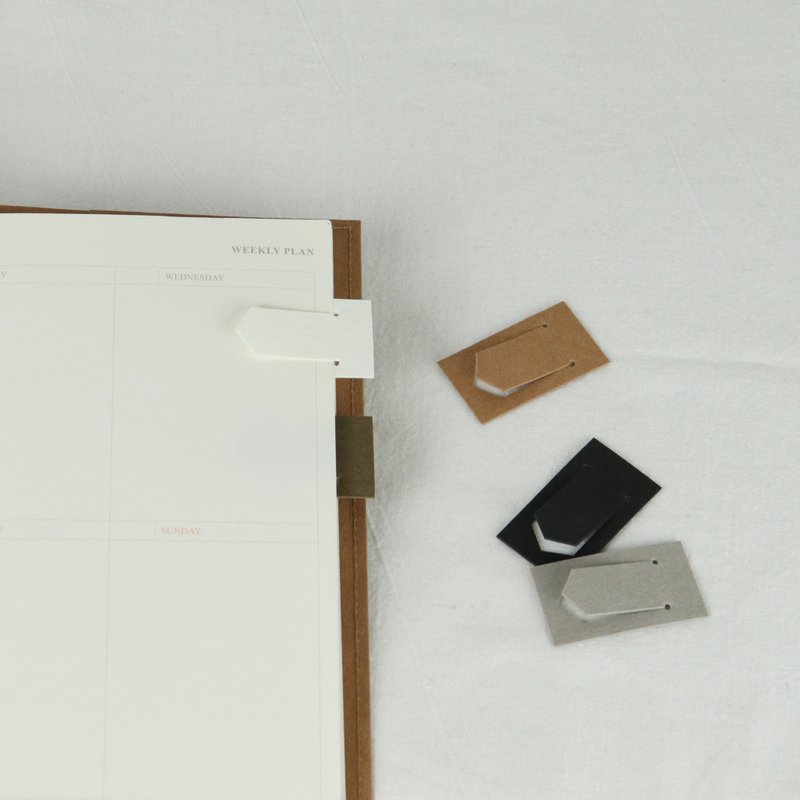 craft leather bookmark ver.1 - ที่คั่นหนังสือ - วัสดุอีโค สีนำ้ตาล