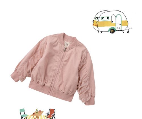 BIR自然棉麻品牌服飾 BIR童裝 | 蕾絲花邊外套