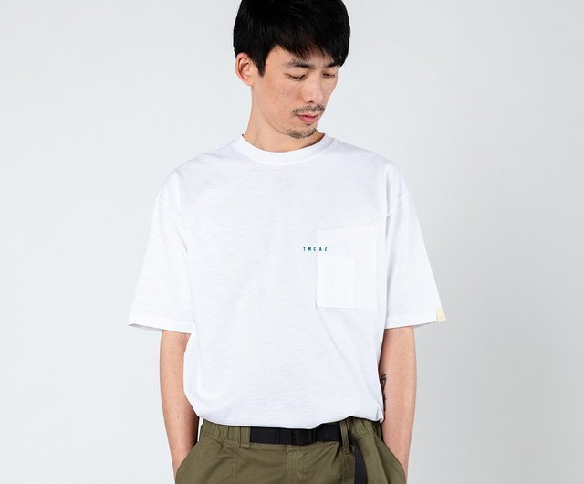 Double Pocket T-shirt White - Shop TMCAZ Men's T-Shirts & Tops