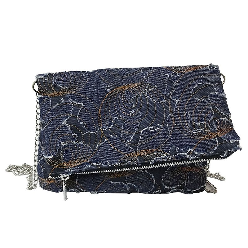 【Is Marvel】Stitching cowboy packets - Other - Cotton & Hemp Blue