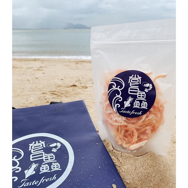 【嘗鱻】原味板燒魷魚絲100g 佐酒零食 - 零食/點心 - 其他材質 