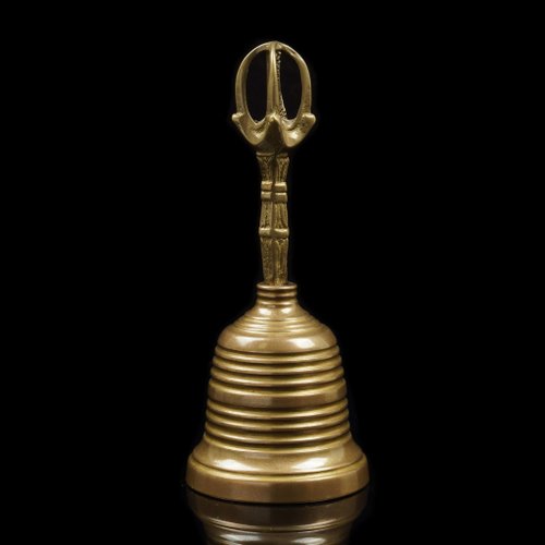 菩多佛教文物 日本東密法器-20世紀早期.金剛鈴(高12.4公分)