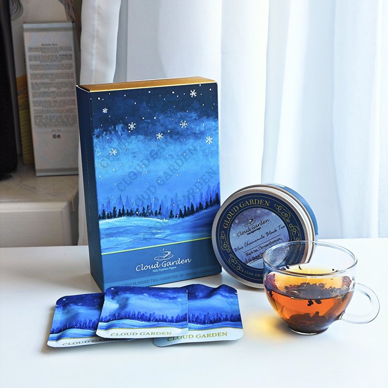 伯爵風華 | 藍色夢境 | 冰藍菊花紅茶 - 茶葉/茶包/水果茶 - 植物．花 