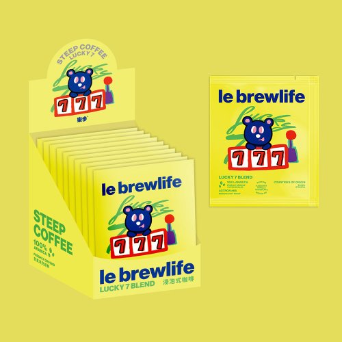 le brewlife 樂步 【樂步咖啡】幸運七拼配浸泡式精品咖啡酒漬咖啡冰熱皆宜 10入