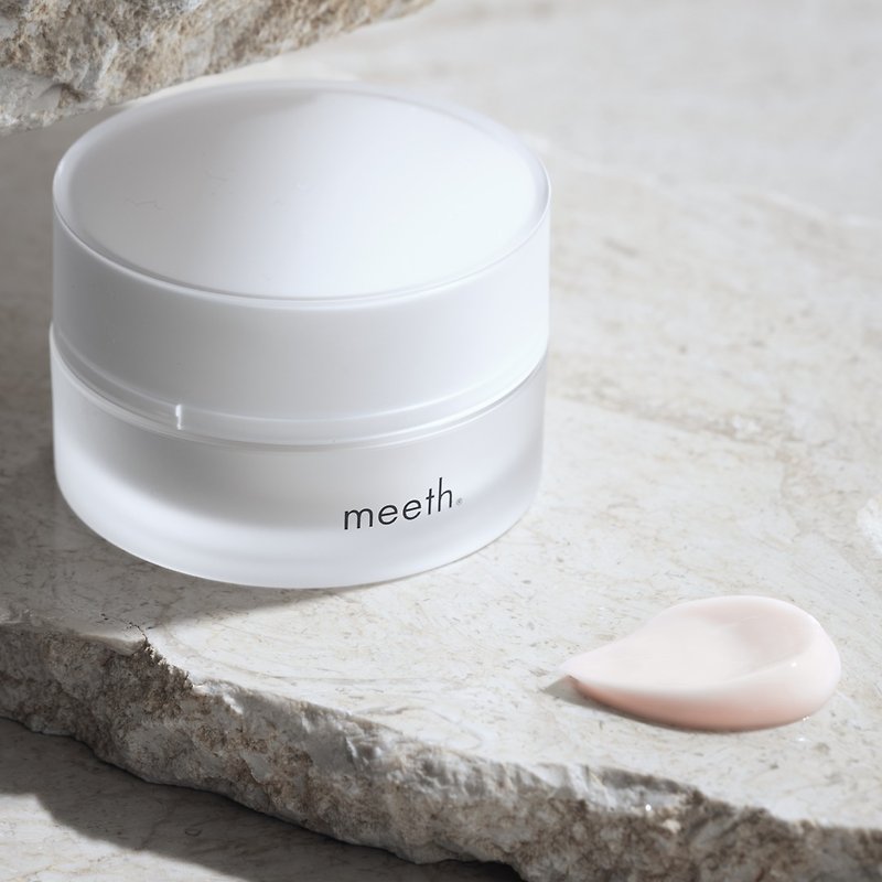 meeth light energy anti-mark night cream | elastic, bright, moisturizing, soothing, firming, and dullness - ครีมบำรุงหน้า - สารสกัดไม้ก๊อก ขาว