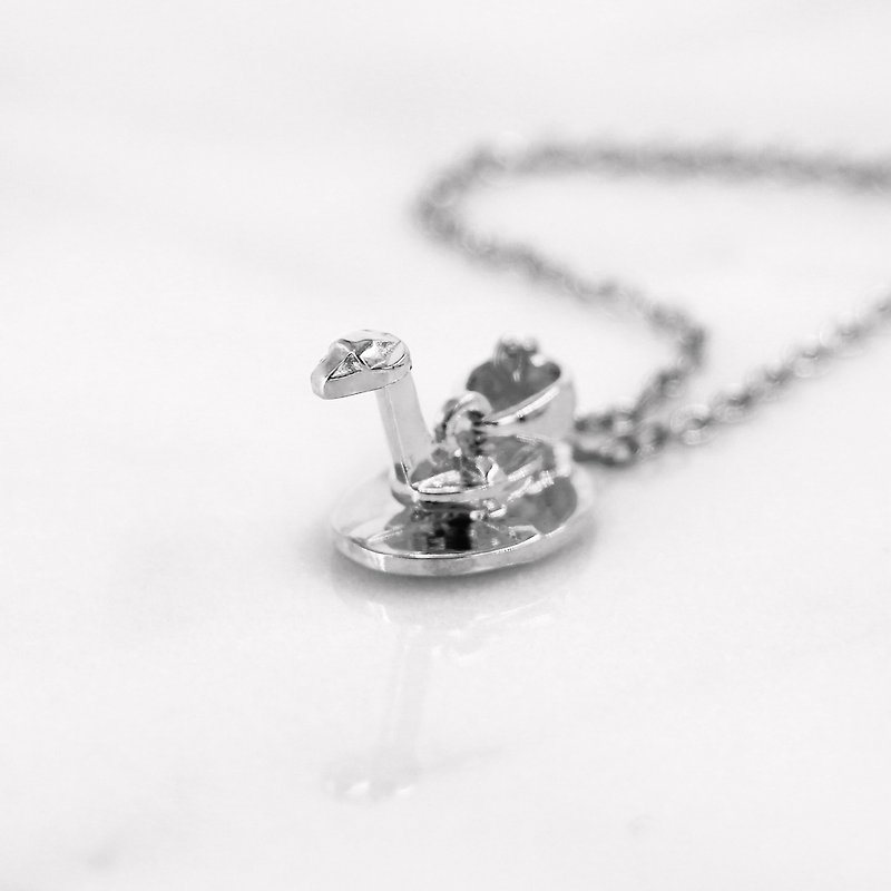 Da Snake Pendant and Necklace (925 Sterling Silver) Da Things - by Da Things - Necklaces - Sterling Silver Silver