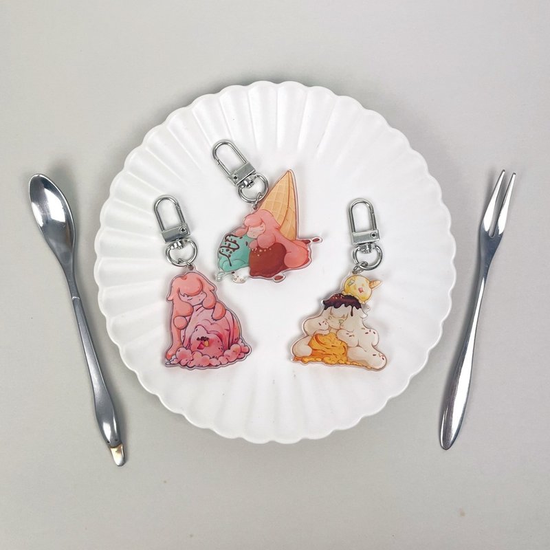 Ice cream series charms - ที่ห้อยกุญแจ - อะคริลิค 