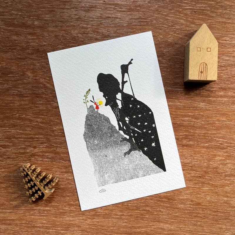 Postcard When Night Came Size 4x6 inch - 卡片/明信片 - 紙 