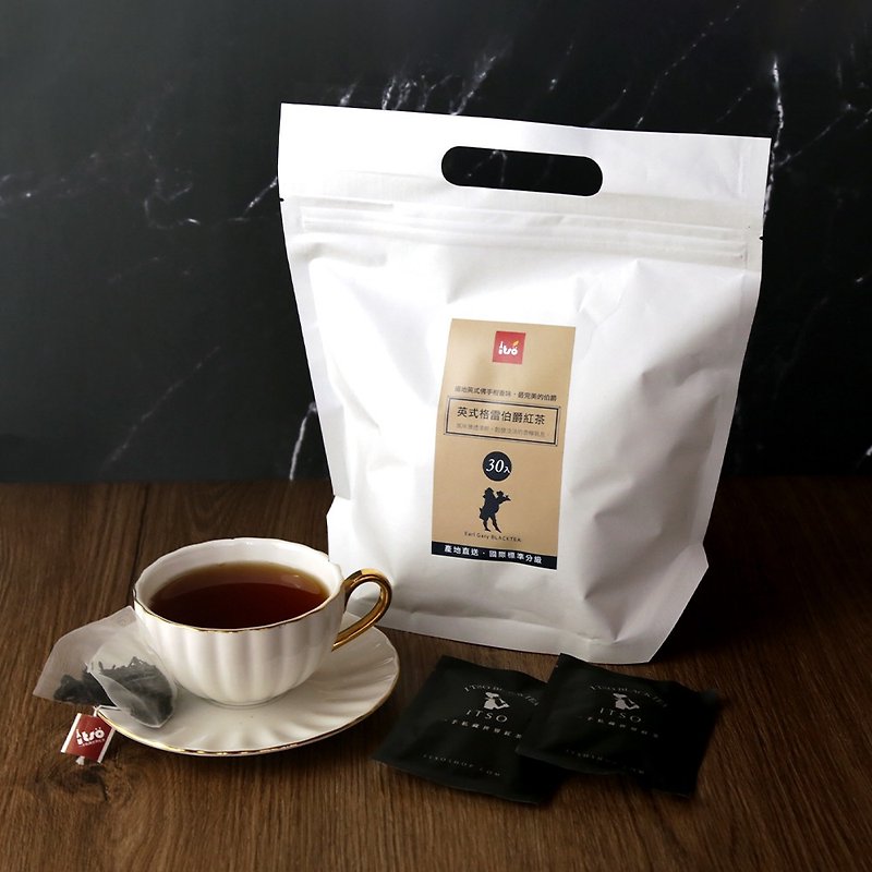English Earl Gray Black Tea 30pcs/bag of tea - ชา - อาหารสด สีน้ำเงิน