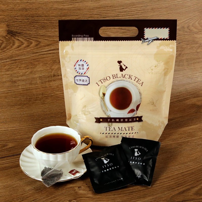 New version | English Earl Gray black tea bags 30 pieces/bag - Tea - Fresh Ingredients Blue