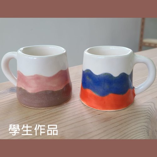 手作り陶器カップ3個セット 手作り陶器カップ3個セット