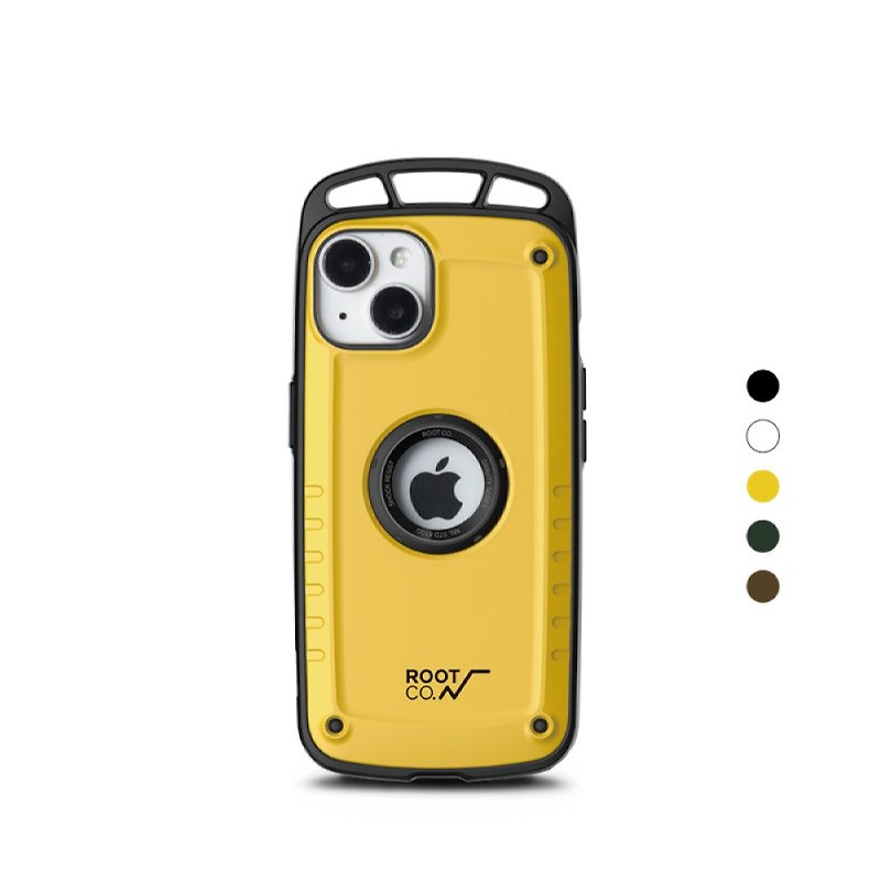 Japan ROOT CO. iPhone 14 シングルフック 飛散防止 携帯ケース - スマホケース - プラスチック 多色