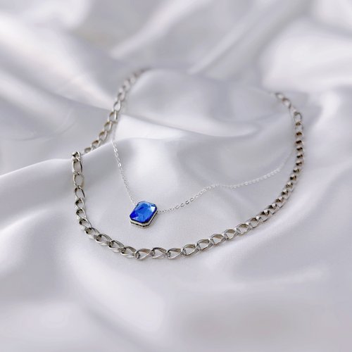 娣熙 La Déesse 輕珠寶設計館 Iris彩虹女神~天使系列璀璨水晶短項鍊~客製生日禮物推薦