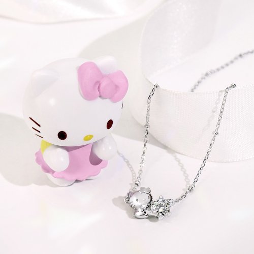 追跡有★台湾限定 Sanrio50周年記念 モアサナイト ネックレス 500x0.jpg
