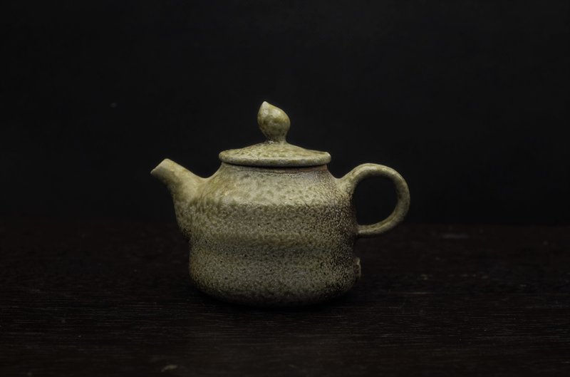 S&M soda-fired teapot 022023 - ถ้วย - ดินเผา สีกากี