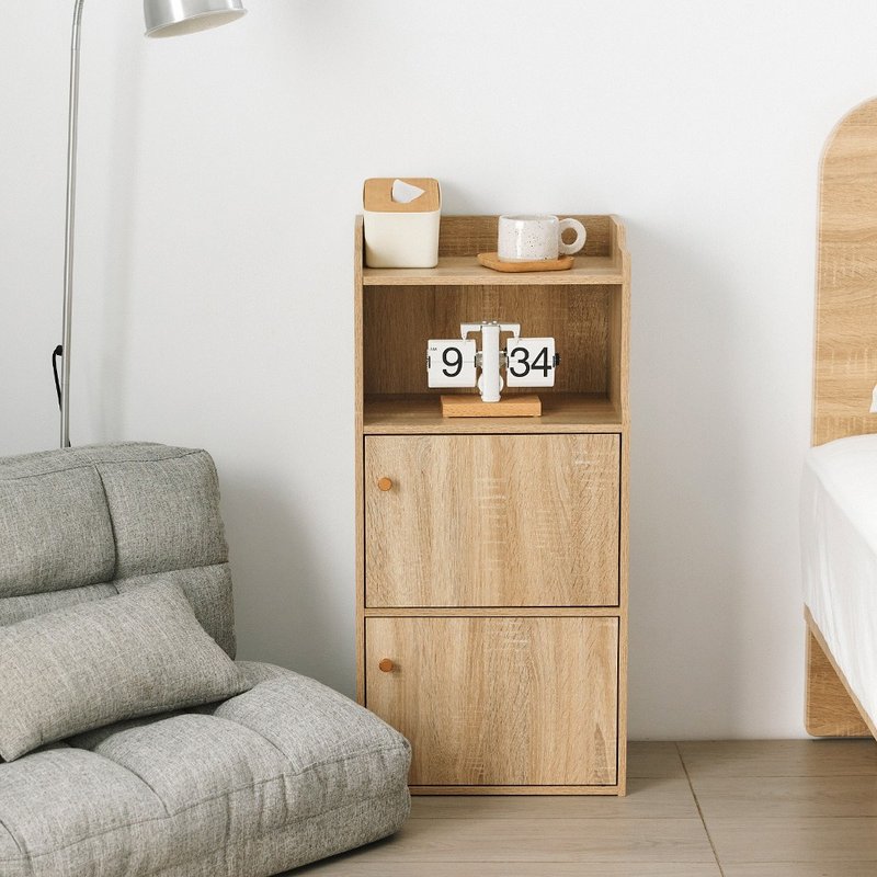Alma 日式木紋 三層 四層 收納櫃 書櫃 - 居家收納/收納盒/儲物盒 - 木頭 卡其色