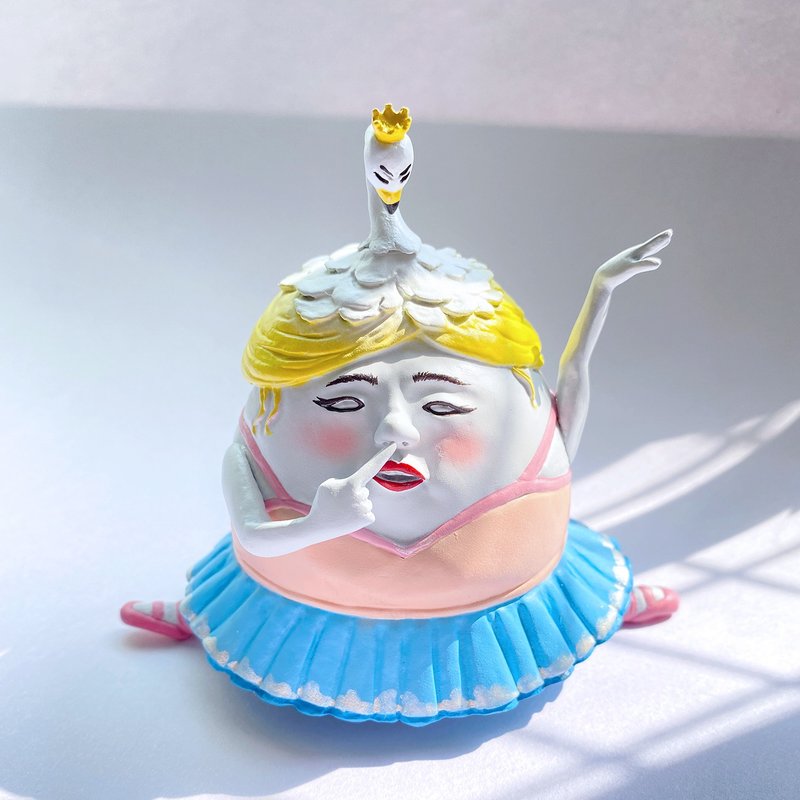 豬鼻女 天鵝公仔 - 公仔/玩偶 - 其他材質 白色