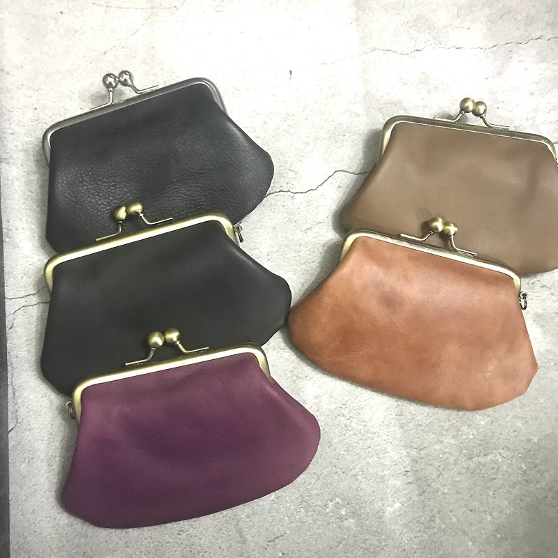 Sienna leather frame wallet - กระเป๋าสตางค์ - หนังแท้ สีดำ