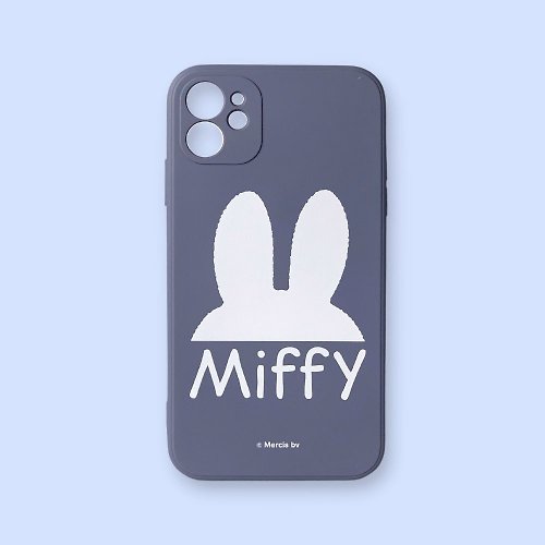 我適文創 【iPhone系列】MIFFY授權-藏不起來的兔耳 液態矽膠手機殼
