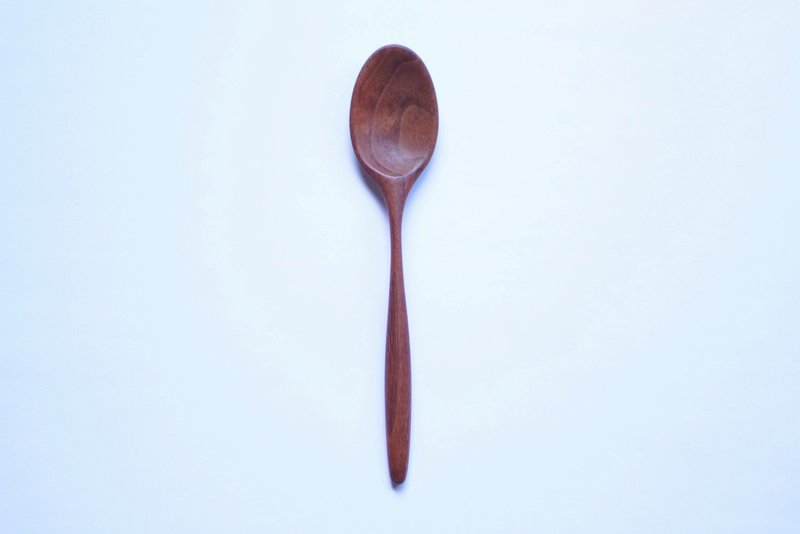 Wooden Curry Spoon, Walnut - Cutlery & Flatware - Wood Brown