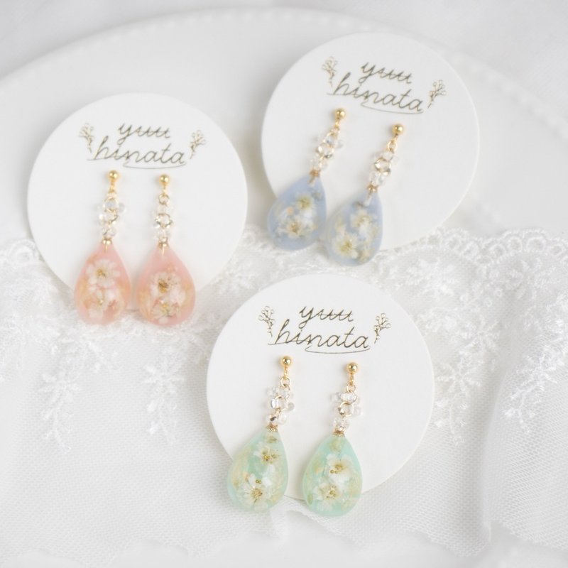 Tears of happiness - Earrings & Clip-ons - Resin Green