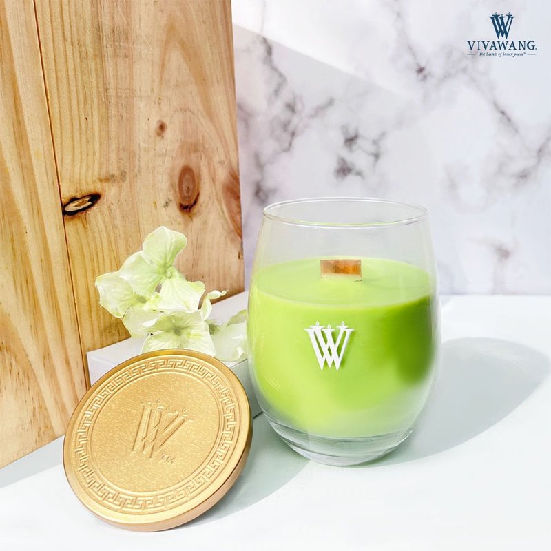 【祈願 . 健康 】艾草雨露 香氛蠟燭 居家健康 生日 情人送禮 - 香氛蠟燭/燭台 - 蠟 綠色