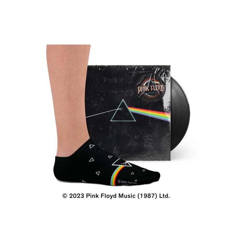 【葡萄牙進口】Dark Side of the Moon Socks 船型襪 男襪 女襪 - 襪子 - 棉．麻 黑色