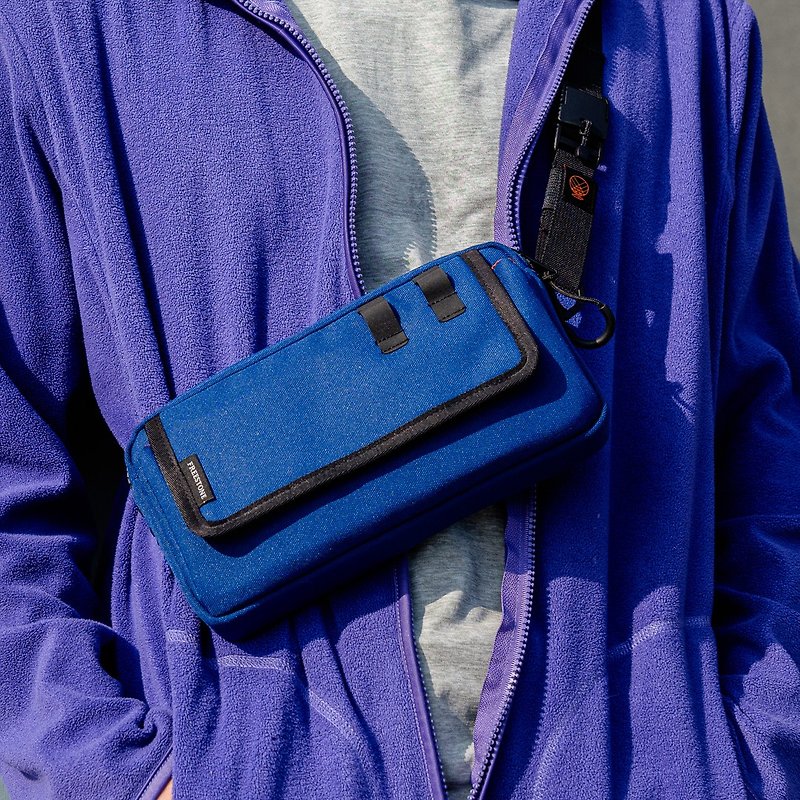 Fastpac Essential Pack - Gem Blue / Click Strap - กระเป๋าแมสเซนเจอร์ - เส้นใยสังเคราะห์ สีน้ำเงิน